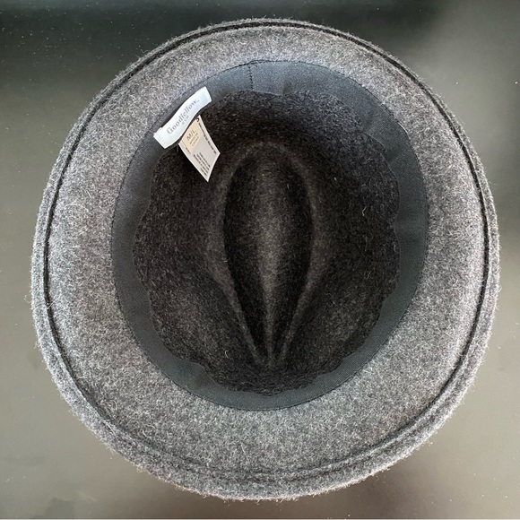 Goodfellow & Co 100% Wool Fedora Hat Grey Size M/L - Picture 7 of 8